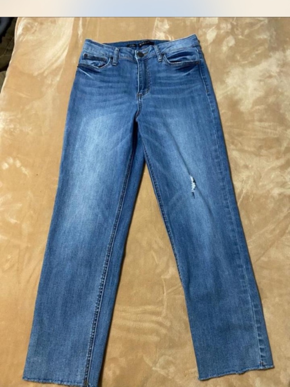 STS Blue Straight-Leg Women’s Jeans in Medium Blue Wash Sz 28